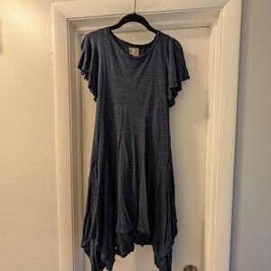 Dolan Asymmetrical Blue T-shirt Dress